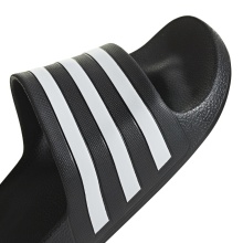 adidas Klapki Adilette Aqua 3-Pasy (Pianka Cloudfoam, formowany pasek EVA) czarny/biały - 1 para